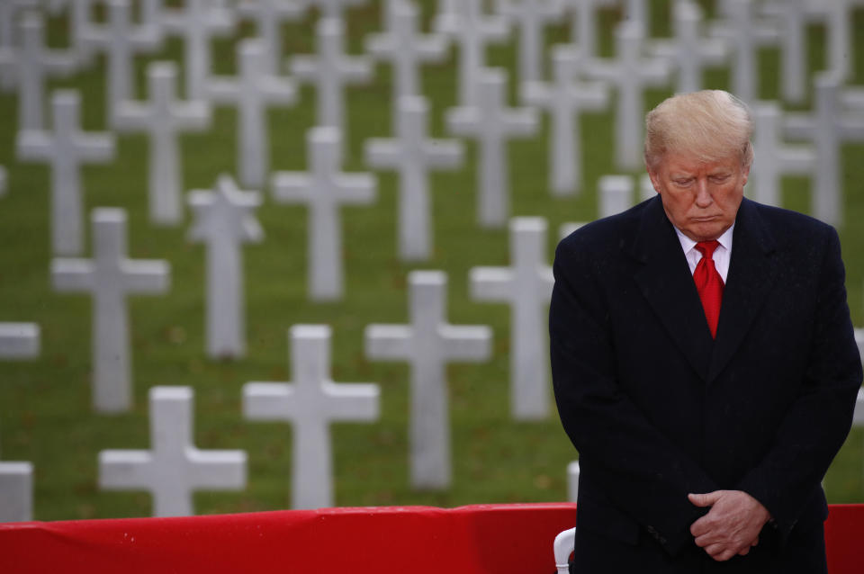 President Trump visits France for World War I Centennial