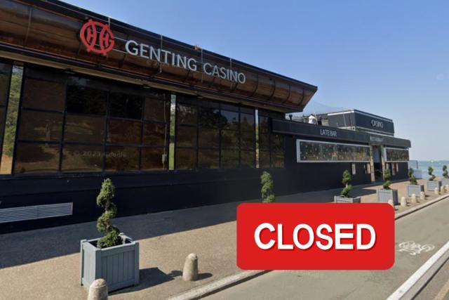 Genting Casino in Westcliff closed with immediate effect after RAAC