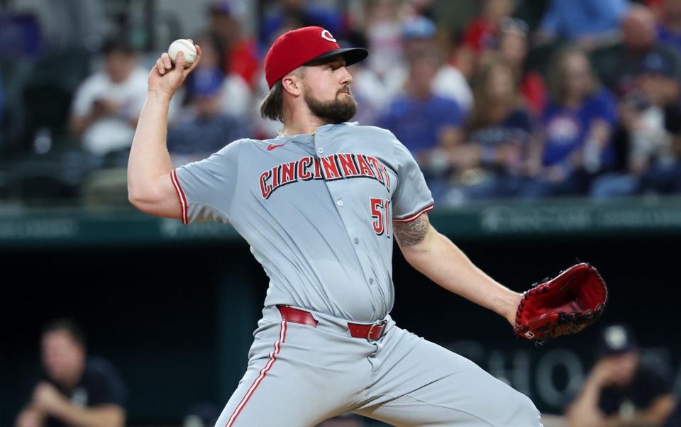 Graham Ashcraft takes the mound for the Reds Wednesday afternoon coming off one of his best starts of the season. Ashcraft allowed only one run on seven hits in 6 1/3 innings of the Reds' 2-1 loss to the Texas Rangers Friday night.