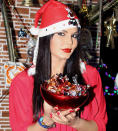 Rakhi Sawant dressed up as Santa too.