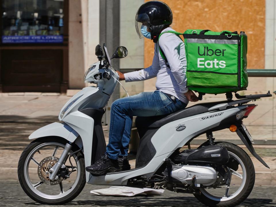 Uber Eats driver