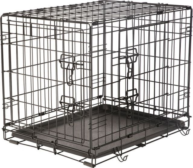 Cage à chien à doubles portes pliable et transportable Frisco. (Photo: Chewy)