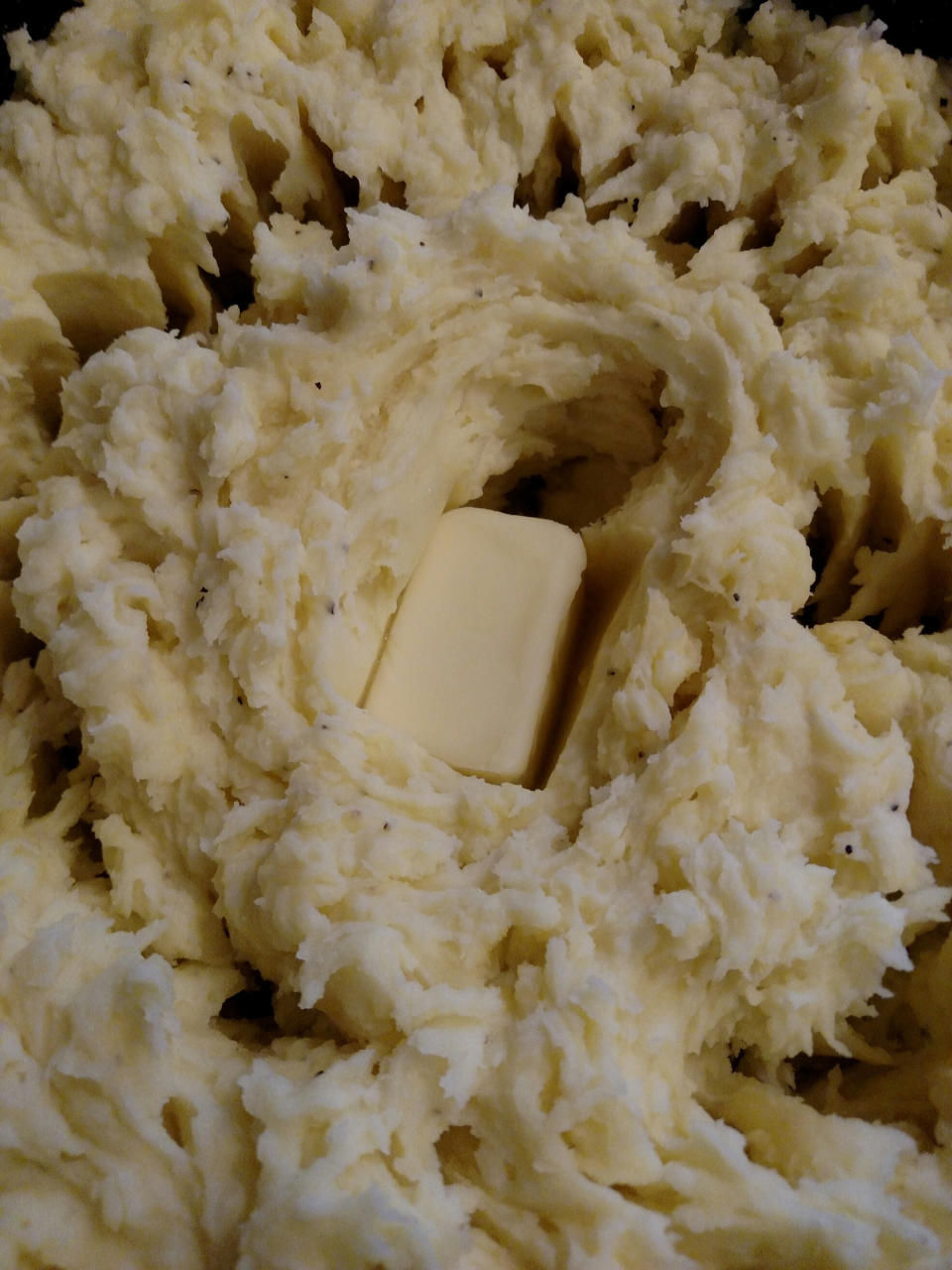 Mashed potatoes with butter