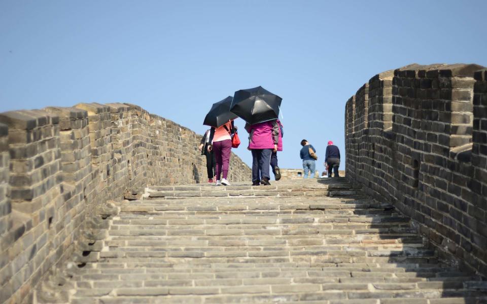 <p>For a private, luxury tour of the Great Wall, book an itinerary with Guy Rubin at <a rel="nofollow noopener" href="http://imperialtours.net/" target="_blank" data-ylk="slk:Imperial Tours;elm:context_link;itc:0;sec:content-canvas" class="link ">Imperial Tours</a>. A Beijing day trip with stops at the Forbidden City and less-touristy sections of the Great Wall start at $875 per person.</p> <p>If you’d like to hike, but would prefer not to go at it alone, consider the four-day Great Wall Hiking Tour with <a rel="nofollow noopener" href="http://www.chinaodysseytours.com/" target="_blank" data-ylk="slk:China Odyssey Tours;elm:context_link;itc:0;sec:content-canvas" class="link ">China Odyssey Tours</a>. After a day exploring the highlights of Beijing (Tiananmen Square, the Temple of Heaven) you’ll begin a moderate hike from the Jiankou section to Mutianyu. China Odyssey Tours also offers one-day, private tours of the Great Wall’s Mutianyu section.</p> <p><span>Contact Godwyn</span>, at <a rel="nofollow noopener" href="http://www.travelstore.com/" target="_blank" data-ylk="slk:TravelStore;elm:context_link;itc:0;sec:content-canvas" class="link ">TravelStore</a>, for a personalized trip to the Great Wall of China, which might include a customized Silk Road itinerary with stops in Jiayuguan — a northern Chinese city with restored wall sections and the last fortress of the Great Wall.</p> <p>Most hotels in the area offer day tours to guests. It’s a simple, affordable route, and typically includes min-bus transportation and an English-speaking guide. After a visit to the wall, you’ll stop by the Jade Gallery and the Chang Tomb. Tours start at $165 per person.</p> <p>Even if you’re only in China for a layover, there’s still plenty of time to see the Great Wall. Every single day, <a rel="nofollow noopener" href="https://www.beijinglayovertour.com/beijing-airport-layover-tours-by-time/" target="_blank" data-ylk="slk:Beijing Layover Tour;elm:context_link;itc:0;sec:content-canvas" class="link ">Beijing Layover Tour</a> offers private and small group tours of the Mutianyu section of the Great Wall, ranging from four to five hours in length. You’ll be picked up at arrivals by a tour guide, and transferred back to the airport. These tours start at $90 for a group visit to the wall.</p>