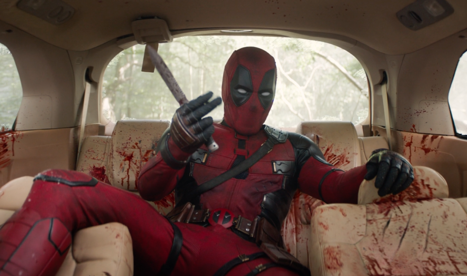 A screenshot from the first trailer for Deadpool & Wolverine. (Marvel Studios)