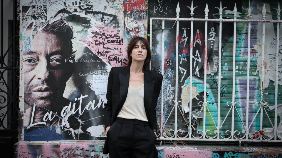 Charlotte Gainsbourg, outside the house on September 14 - Alain Jocard/AFP/ Getty Images