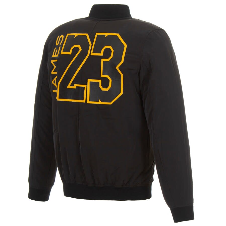 Lakers James Fanatics Full-Zip Bomber Jacket