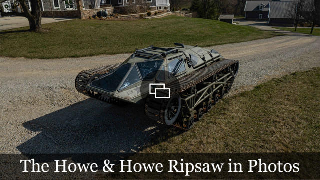 Ripsaw Extreme Vehicle 2 is a former tank that performs like a sports car  on any terrain