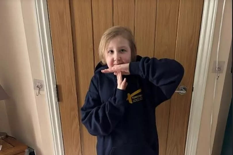 Grace, aged 10 from Newcastle, will be running this year's Junior Great North Run