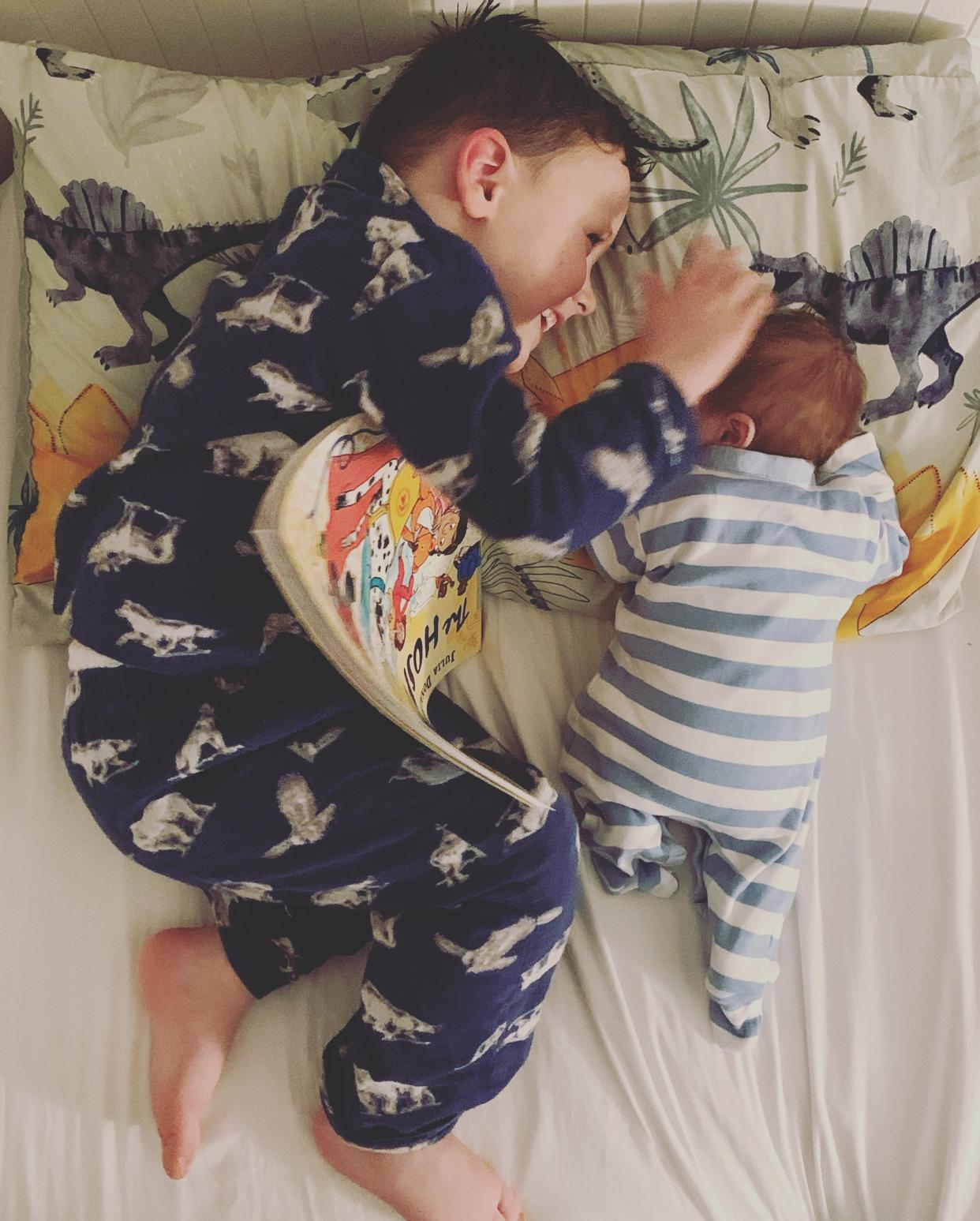 Vincent Ryan brought home his second son Theodore, two, when he was just a few days old. (Supplied)