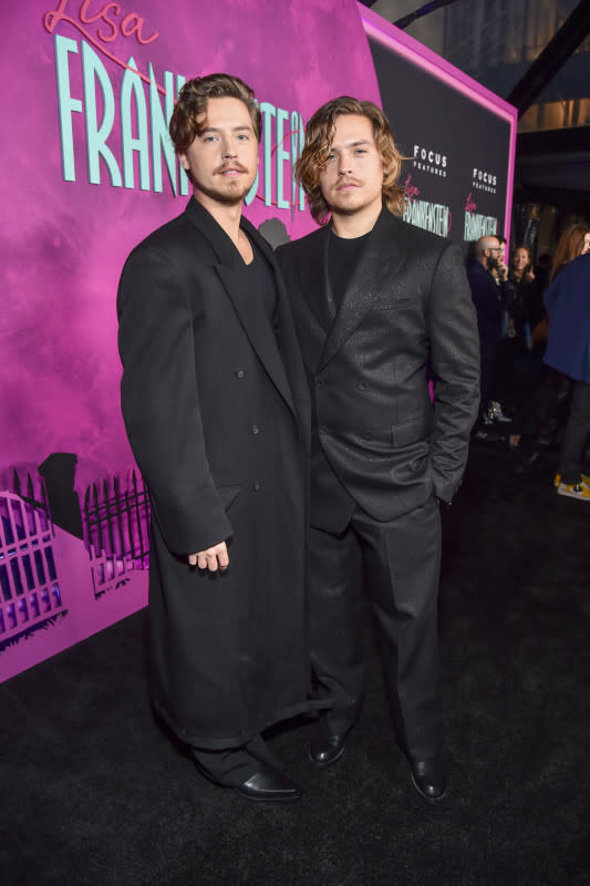 Cole Sprouse and Dylan Sprouse at the Los Angeles special screening of "Lisa Frankenstein" held at Hollywood Athletic Club on February 5, 2024 in Los Angeles, California. <p>Alberto Rodriguez/Variety via Getty Images</p>