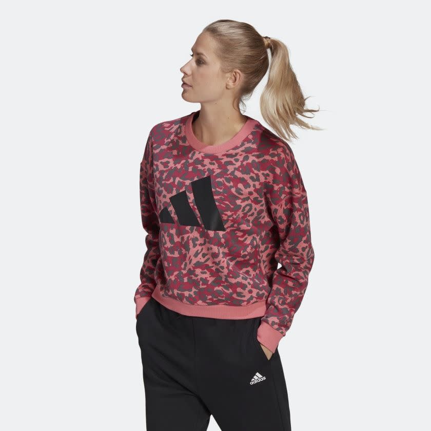 Leopard-Print Sweatshirt