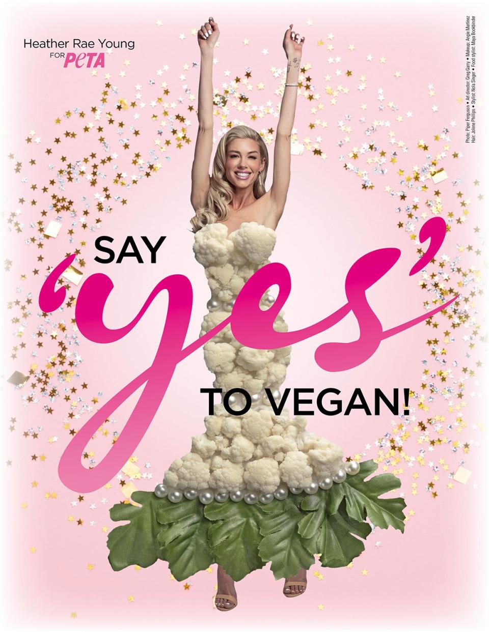 Heather Rae Young PETA campaign