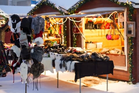 A Christmas market stall in Rovaniemi - Credit: Robert_Andrews