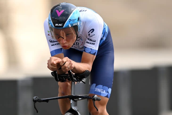 <span class="article__caption">Cataford is the lone Canadian in this year’s Giro.</span> (Photo: Stuart Franklin/Getty Images)