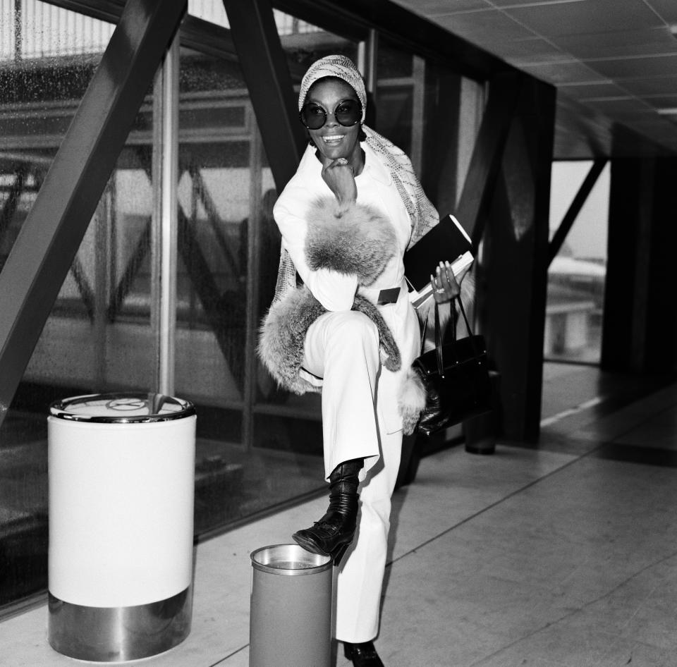 Warwick at Heathrow Airport in 1970.