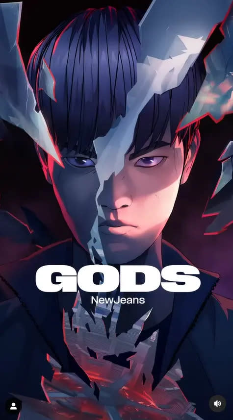 ▲NewJeans獲邀演唱2023《英雄聯盟》世界賽主題曲〈GODS〉。 （圖／翻攝自League of Legends IG）