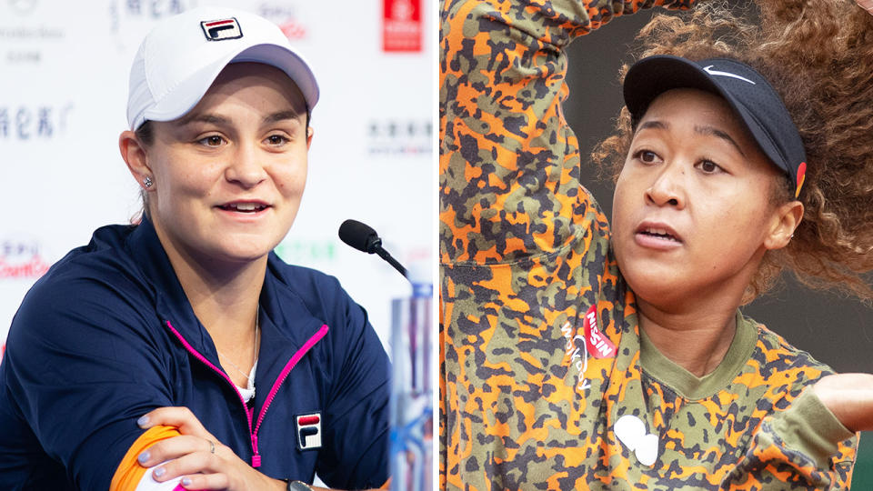 Ash Barty says she understands Naomi Osaka's stance on press conferences, but says she's never had a problem with the media, win or lose. Pictures: Getty Images