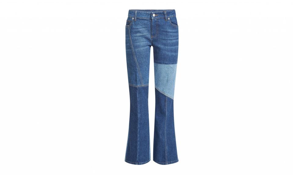 <p>Patchwork flare jeans, $880, <a rel="nofollow noopener" href="https://www.stylebop.com/en-us/women/patchwork-flare-jeans-268880.html?tmad=c&tmcampid=230&partner=polyvore&campaign=affiliate/polyvore/usa/&utm_source=affiliate&utm_medium=polyvore_us&utm_campaign=polyvore_{Alexander+McQueen}_{Pants}_{268880}&cpkey=82H5NTNNOHleO-3l7rHJMh6oMcSHPsRSUVXULFIK6ZE" target="_blank" data-ylk="slk:stylebop.com;elm:context_link;itc:0;sec:content-canvas" class="link ">stylebop.com</a> </p>