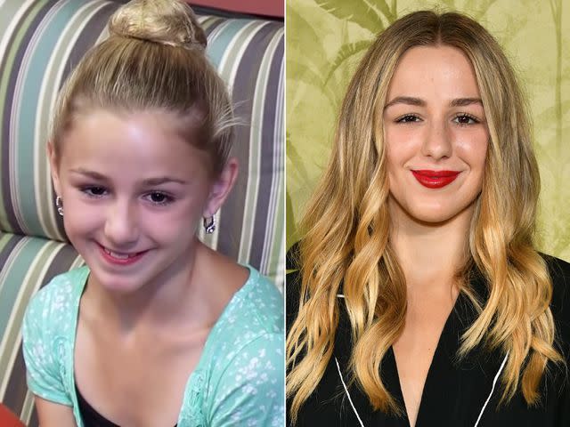 Lifetime ; Araya Doheny/FilmMagic Chloe Lukasiak on 'Dance Moms' then and now