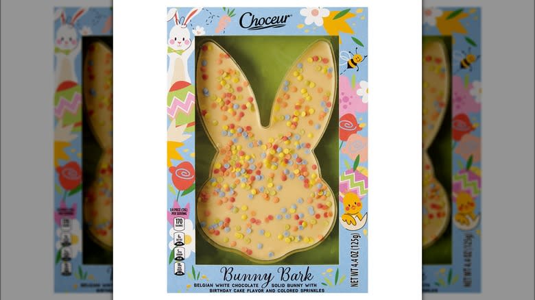 white chocolate bunny bark