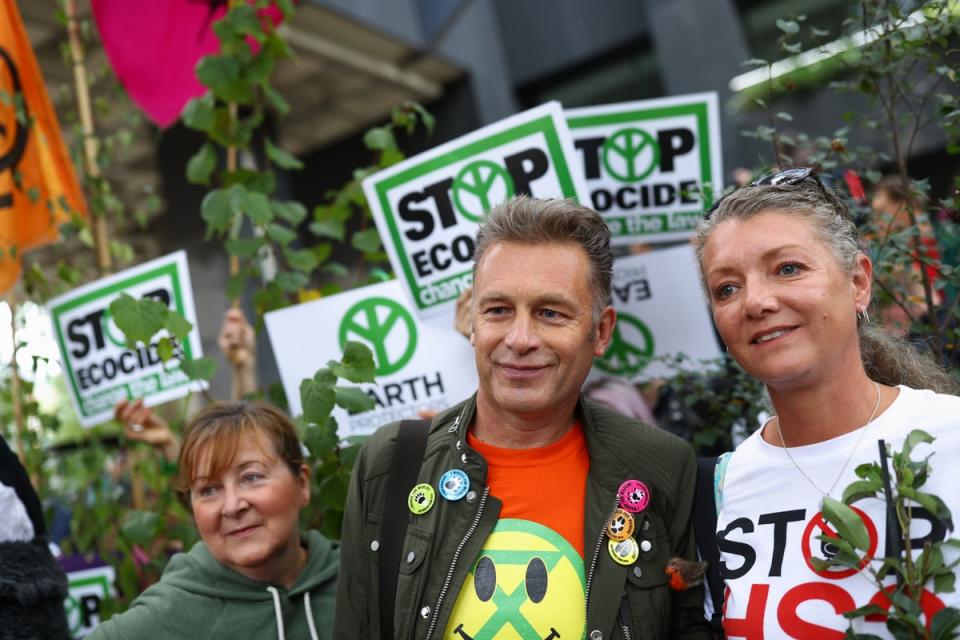 Chris Packham has said he will attend the “Big One” on April 22, which is Biodiversity Earth Day (PA Archive)