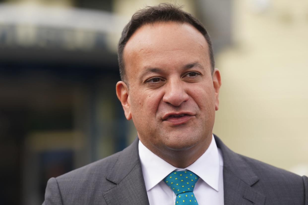 Irish premier Leo Varadkar said he thought the EU position on Israel-Palestine was ‘evolving’ (PA Wire)