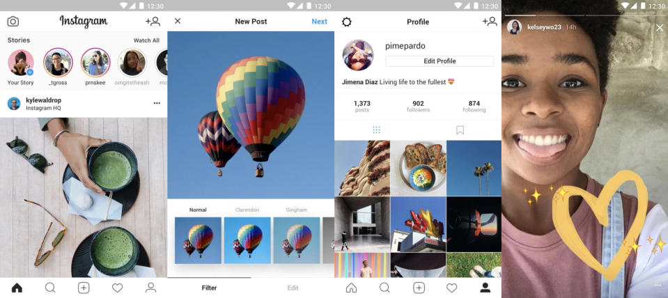 Instagram has followed in its parent company's footsteps and launched a