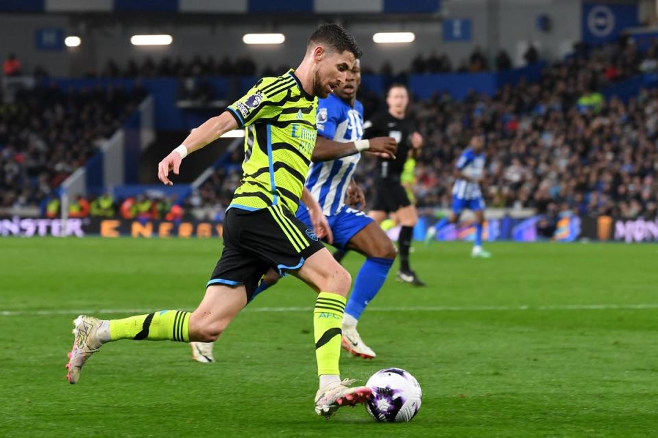 Jorginho impressed for Arsenal again (Arsenal FC via Getty Images)