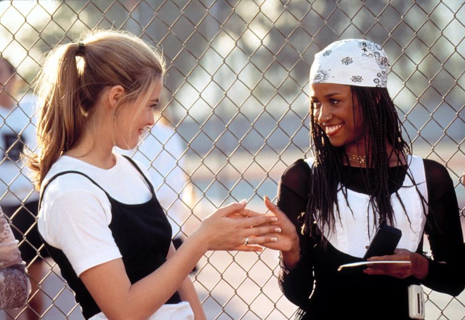 Alicia Silverstone as Cher and Stacey Dash as Dionne in 1995′s “Clueless.” 