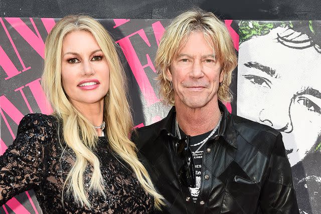 <p>Ilya S. Savenok/Getty</p> Susan Holmes-McKagan and Duff McKagan in New York City in May 2022