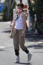 <p>Selma Blair looks happy on Saturday while out in Los Angeles. </p>