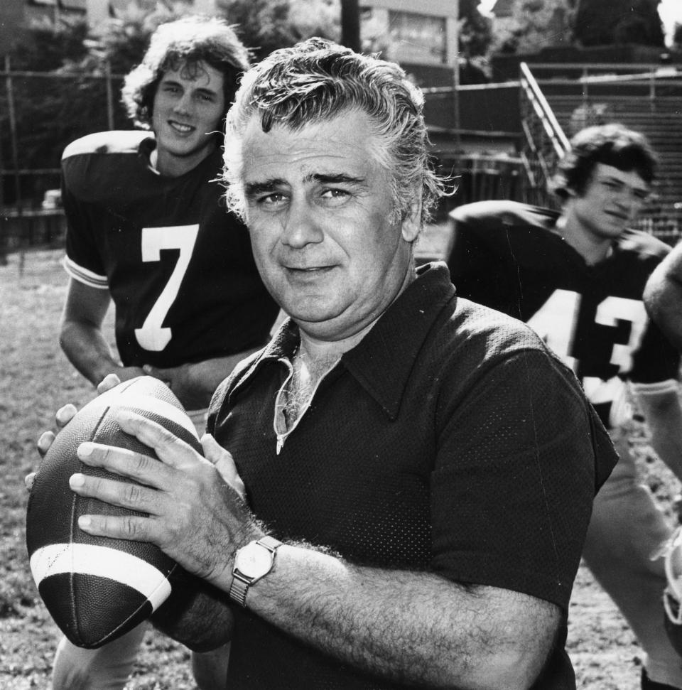 John Cistone guided the St. Vincent St. Mary High School football team to a state championship as the head coach of the Irish in the first year of the OHSAA state playoffs in 1972.