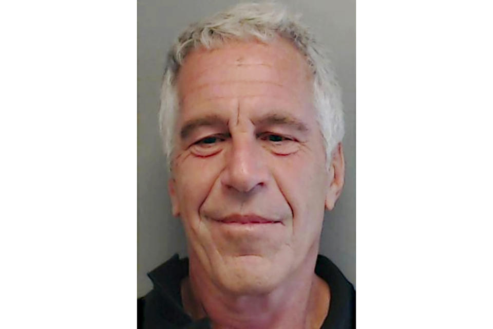 FILE — This image provided by the Florida Department of Law Enforcement shows financier Jeffrey Epstein, July 25, 2013. Nearly four years after Epstein died in jail in New York, the AP has obtained more than 4,000 pages of documents related to his death from the Bureau of Prisons under the Freedom of Information Law. (Florida Department of Law Enforcement via AP, File)