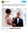 <p>Als Michelle das süßeste Bild und Geburtstagswünsche für Barack twitterte – sie schrieb: „55 Jahre jung, und das Lächeln lässt meine Knie noch immer weich werden. Happy Birthday Barack. Ich liebe dich – mo“. <i>[Bild: Twitter/FLOTUS]</i></p>