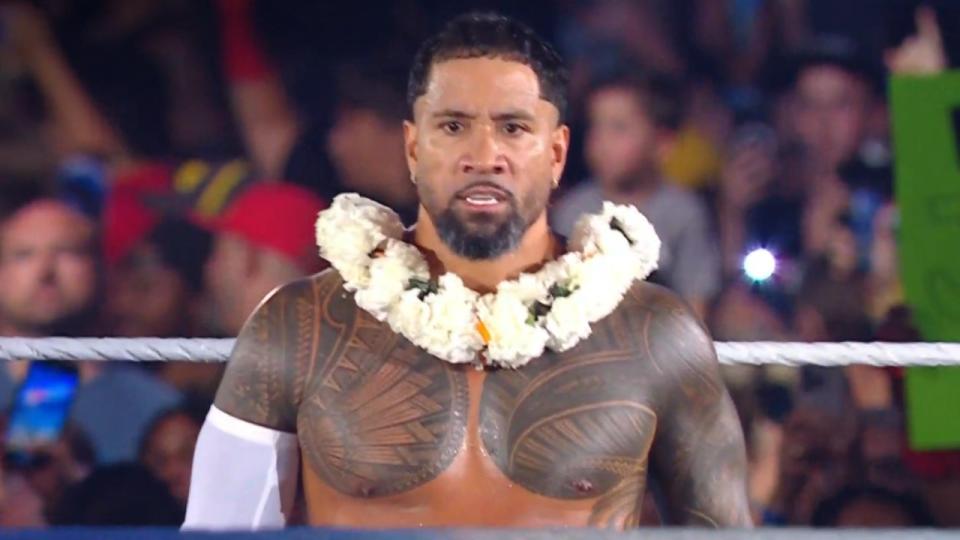 Jey Uso at SummerSlam 2023 screen grab