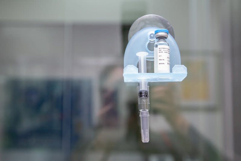 台灣國產疫苗高端，將在10日公佈二期臨床實驗的Covid-19疫苗「解盲」結果。（資料照片／Wang Yu Ching / 總統府 flickr）