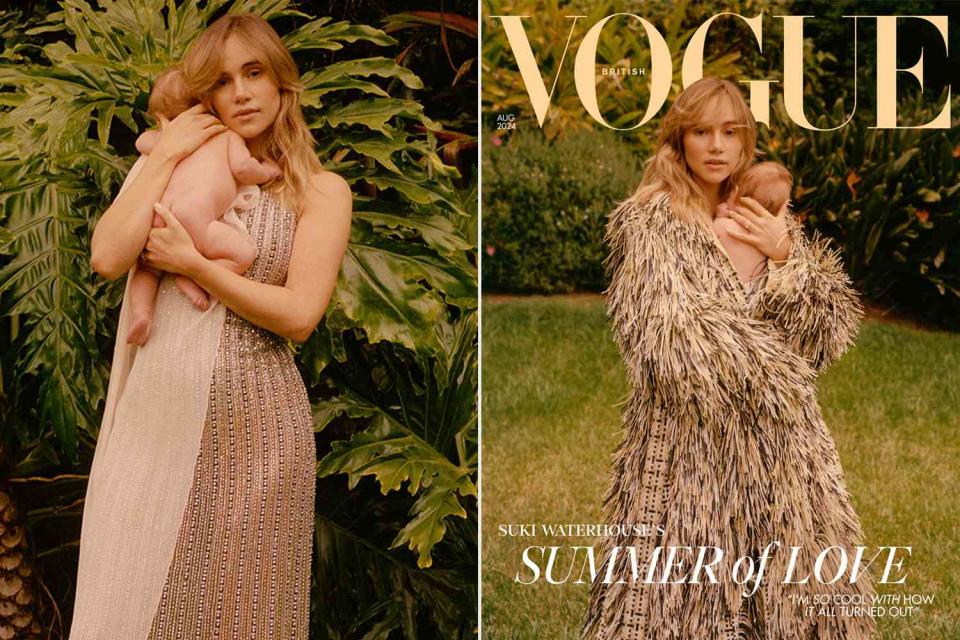 <p>Colin Dodgson/Vogue</p> Suki Waterhouse on the cover of British Vogue.