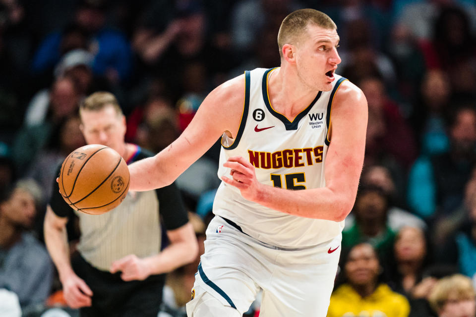 Nikola Jokic of the Denver Nuggets is having another huge season. (Photo by Jacob Kupferman/Getty Images)