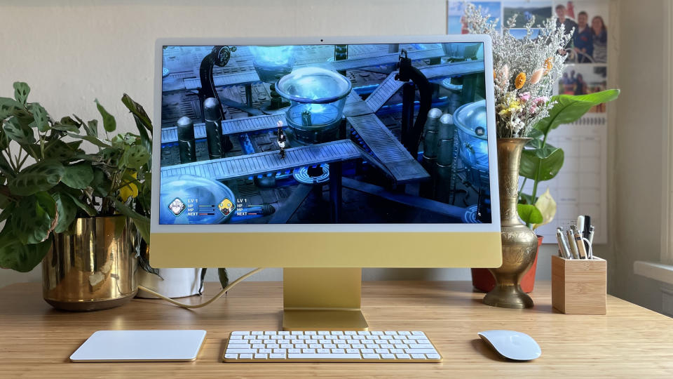 Apple iMac 24-inch running Fantasian