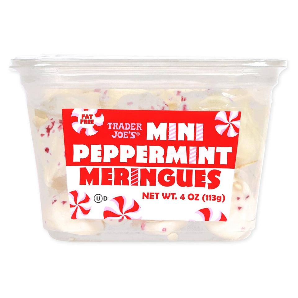 Trader Joe's Mini Peppermint Meringues