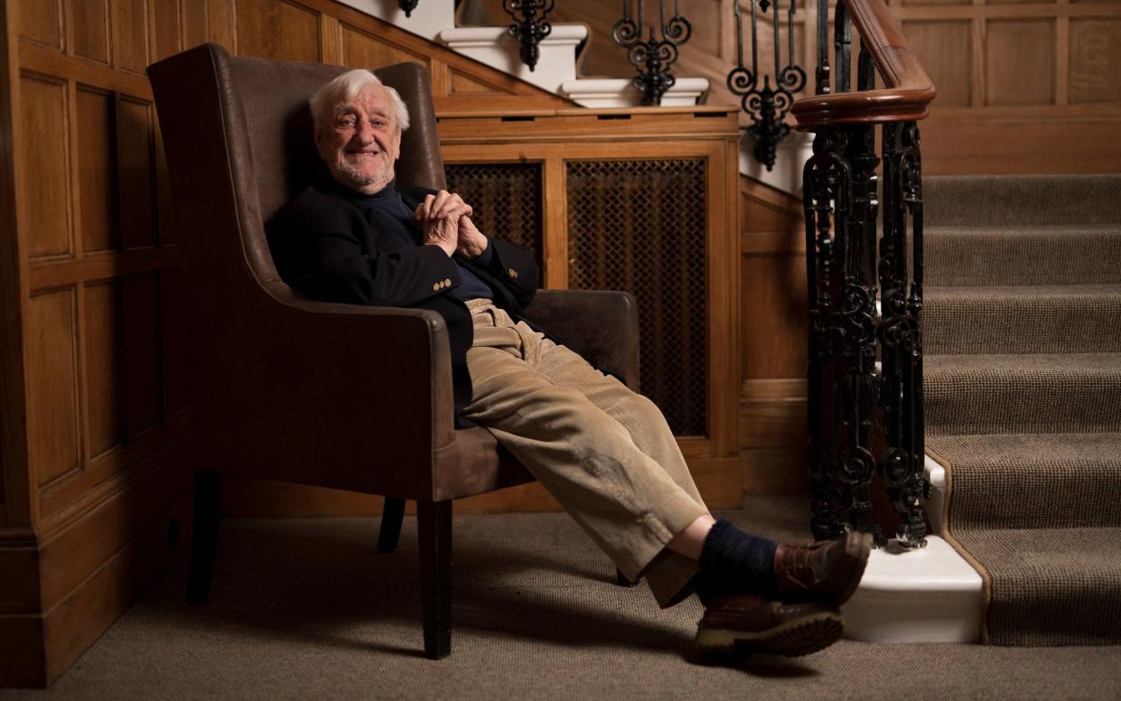 Centre stage: Cribbins at home, pictured in 2020 - Christopher Pledger