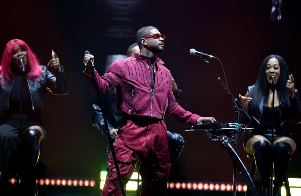 Usher has revealed the supergroup he was secretly in talks for credit:Bang Showbiz