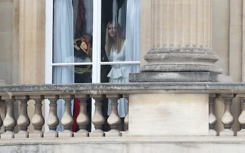 Ivanka Trump looks out of the window - Credit: Chris Jackson