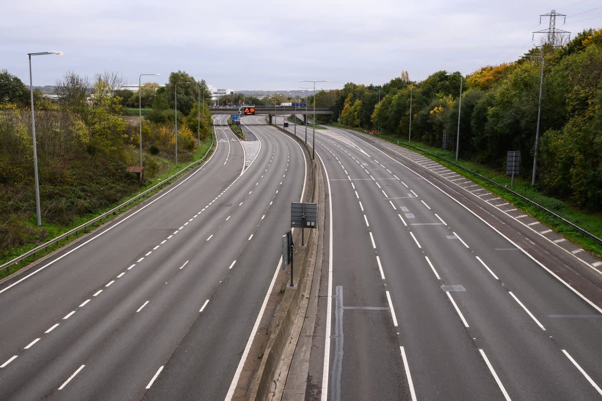 A man in his 50s was found on the M25 with serious injuries on Thursday morning  (Getty Images)