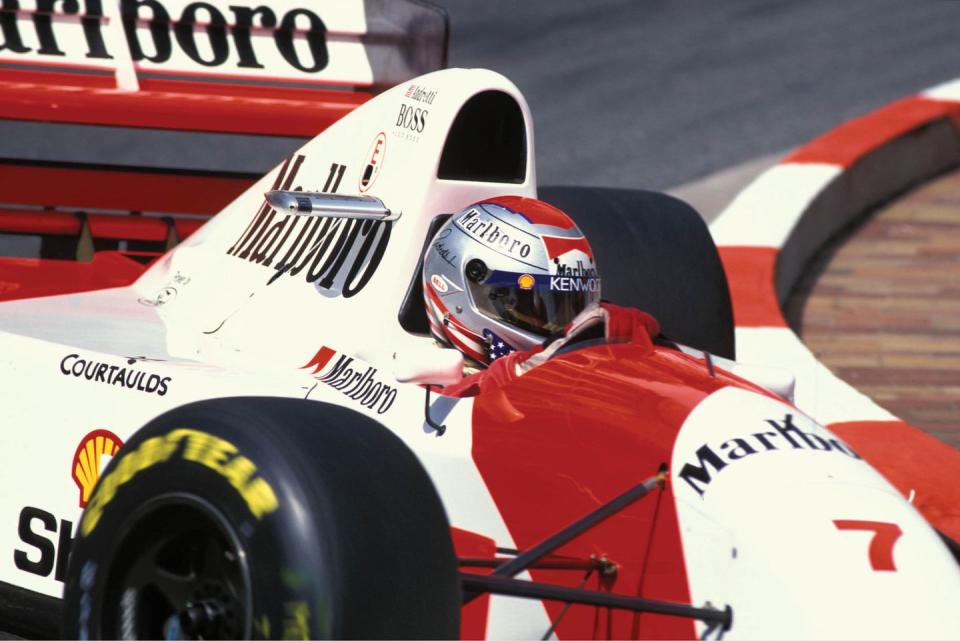 michael andrettis f1 stint with mclaren in 1993