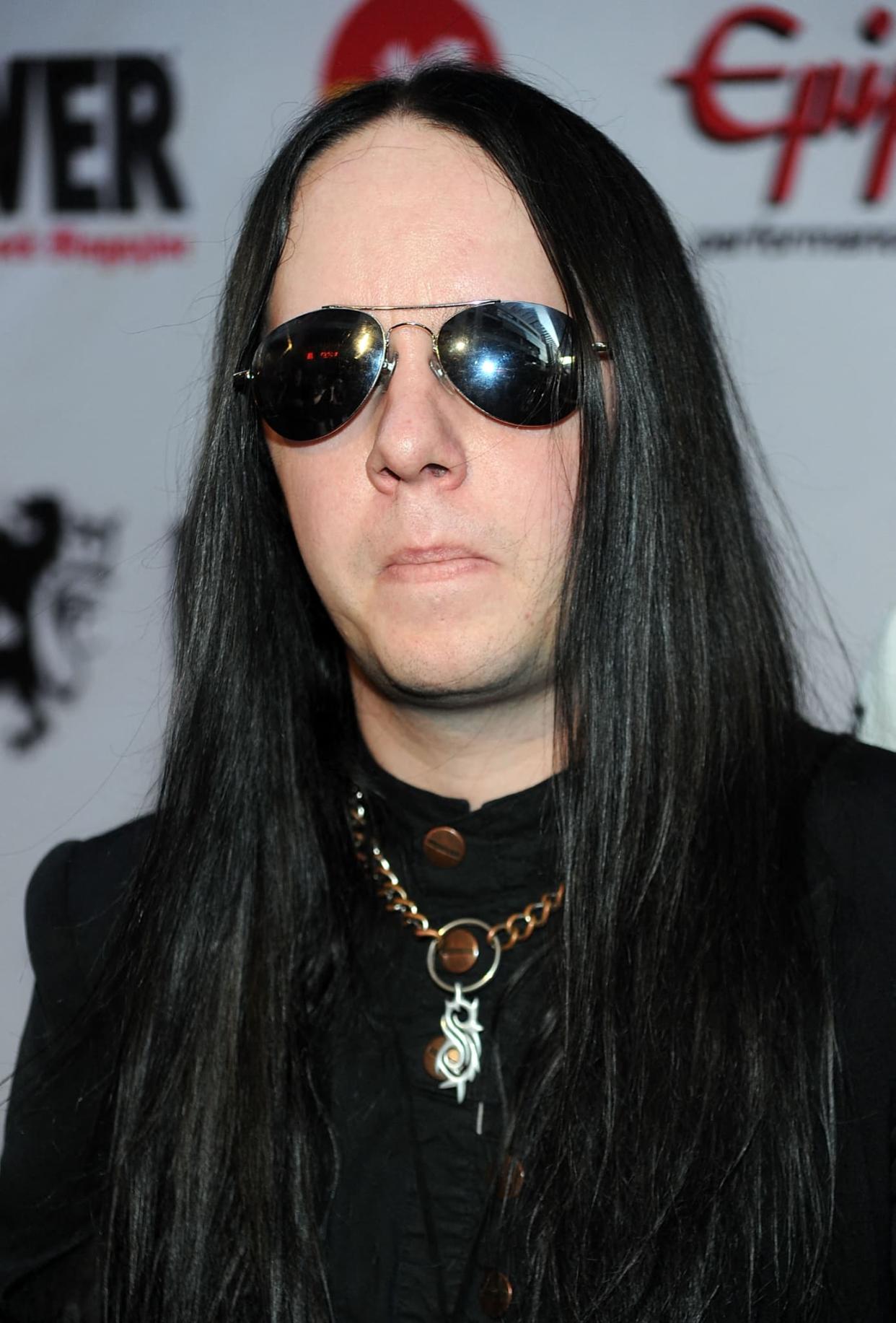 Joey Jordison en avril 2010 à Los Angeles - Frazer Harrison - Getty Images North America - Getty Images via AFP