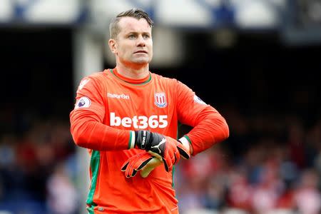 Football Soccer Britain - Everton v Stoke City - Premier League - Goodison Park - 27/8/16 Stoke City's Shay Given after the game Action Images via Reuters / Ed Sykes Livepic