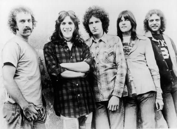 Photo: Frank Driggs Collection/Contributor/Getty Images The Eagles: Glenn Frey, Don Henley, Joe Walsh, Timothy B. Schmit