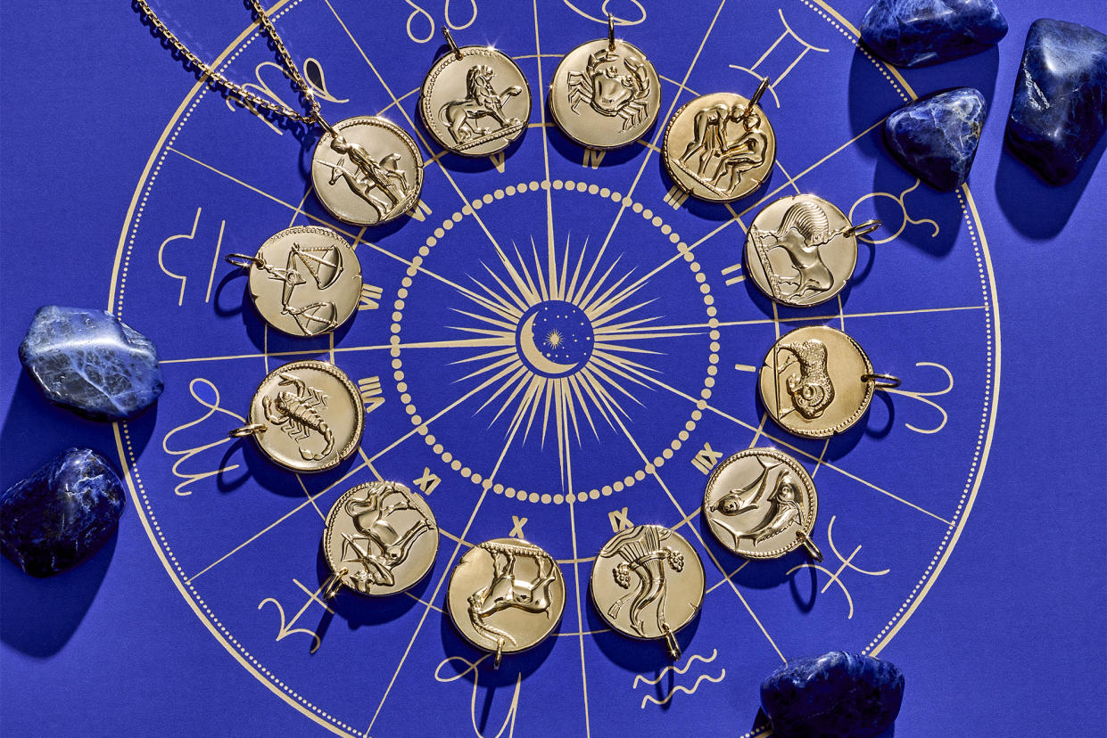 Image of the Van Cleef Zodiac pendants